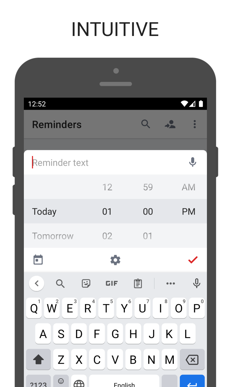 Android application BZ Reminder screenshort