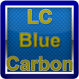 Icoonafbeelding voor LC Carbon Blue Glass Theme