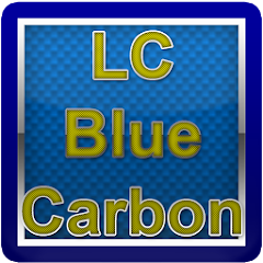 LC Carbon Blue Glass Theme