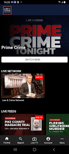 Android application Law & Crime Network screenshort