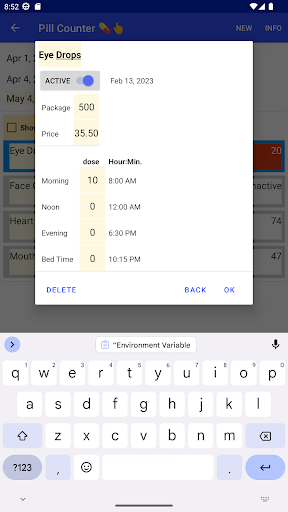 Pill Counter Screen 3