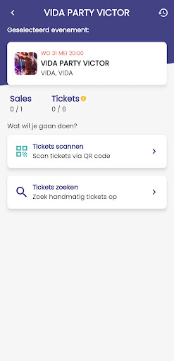 Ticketapp Scan Screen 2