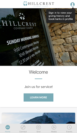 Android application Hillcrest Covenant Church KS screenshort