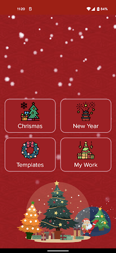 Merry Christmas Screen 2