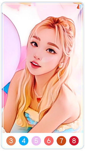 Gidle Paint by Number Screen 2
