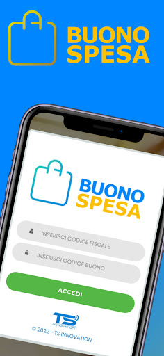 Android application Buono Spesa screenshort