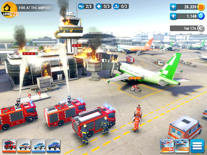 EMERGENCY HQ: firefighter game Screenshot