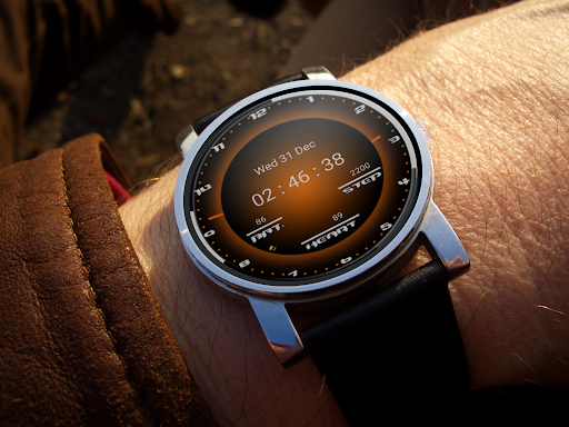 JWF Dark Orange Watch Face