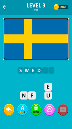 Flags of the world - Quiz - Screenshot 3
