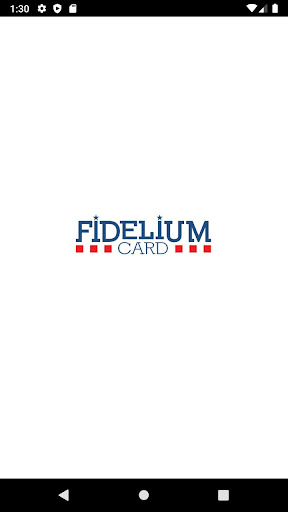 Android application Fidelium Card screenshort