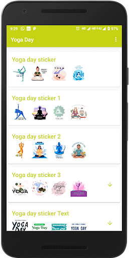 Yoga day sticker - 2023 Screen 2