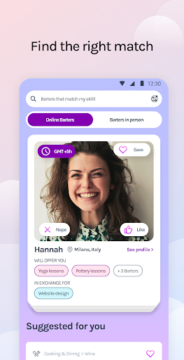 Barterchain | Swap your skills Screen 3