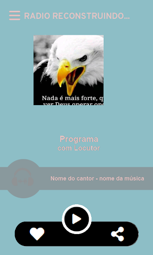 Radio Reconstruindo Vidas Screen 2