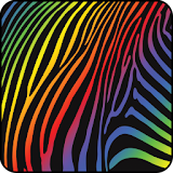 Colorful Zebra Live Wallpaper icon