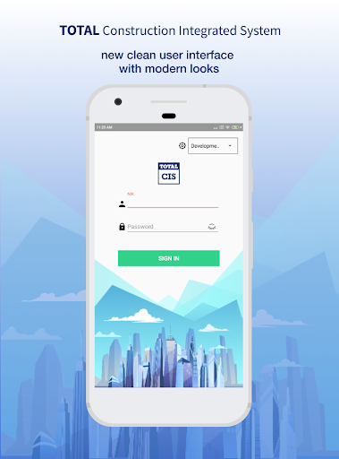 Android application TOTAL CIS screenshort