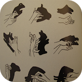 hand shadow puppets ideas icon