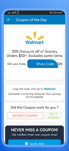 Walmart Coupon - Walsave Code