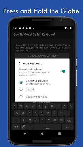 Cowlitz Salish Keyboard Screen 3