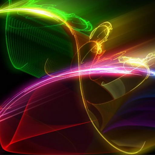 neon wallpaper logo