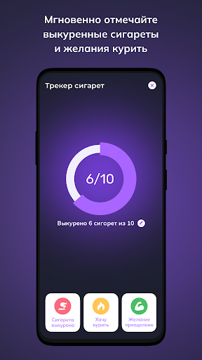 SmokeTrack - Quit smoking Screen 2