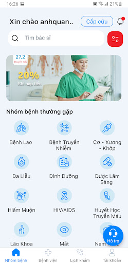 Android application VOV BACSI24 screenshort