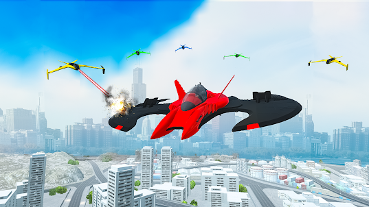 Flying Bat Hero Fighter Game