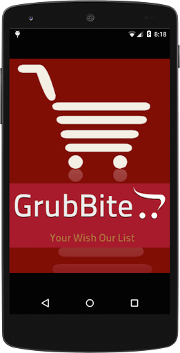 Android application GrubBite screenshort