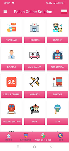 All in one Polish Online Hub Screen 2