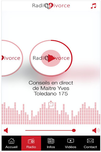 Android application Radio Divorce screenshort