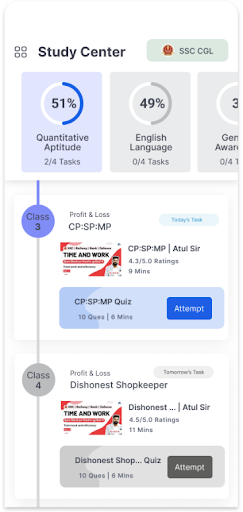 Exam Prep: SSC| JEE/NEET | RRB Screen 2