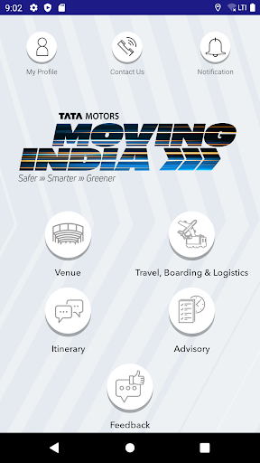 Android application TataMotors at AE2023 screenshort
