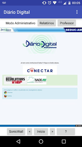 Android application Diário Digital AM screenshort