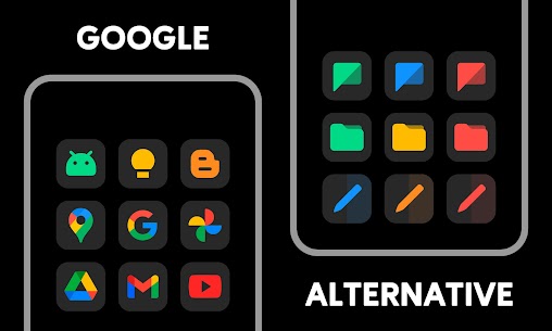 MiPlus Black Icon Pack APK (Patched) 3