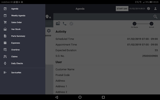 Android application Orbit TEST PL screenshort