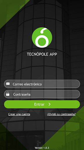 Android application Tecnópole screenshort