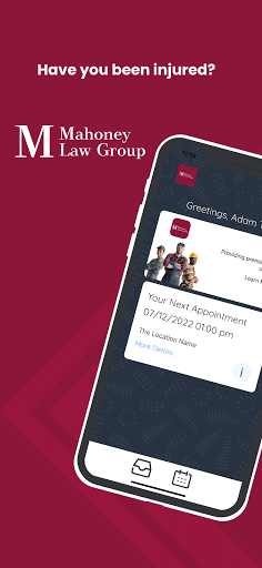 Android application Mahoney Law Group screenshort