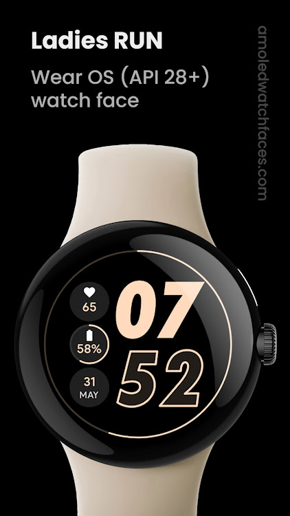 Ladies RUN: Watch face - New - (Android)