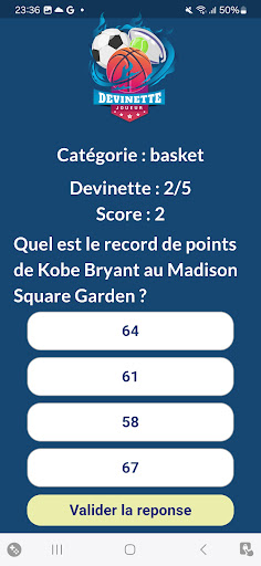 Devinette Joueur Screen 3