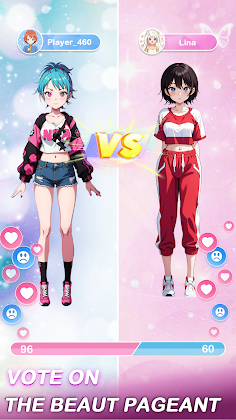 Anime Dress Up Games Moe Girls - Screenshot 2