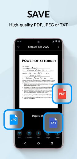 Android application xScan: Document Scanner screenshort