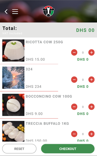 Android application Italian Dairy screenshort