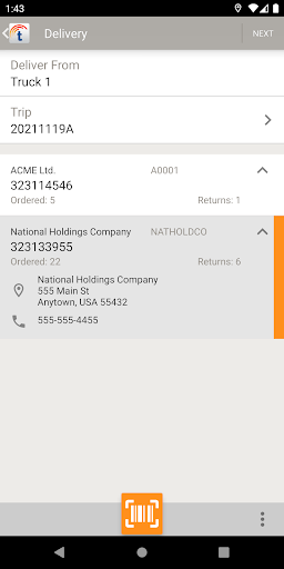 Android application TrackAbout screenshort