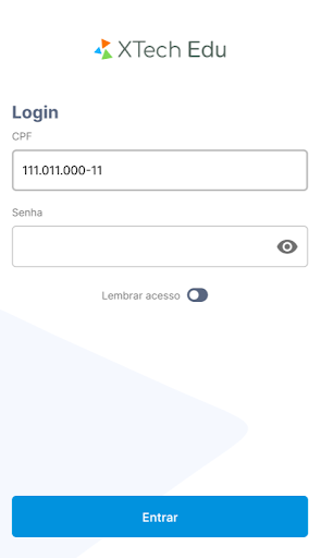Android application XTech Educacional screenshort