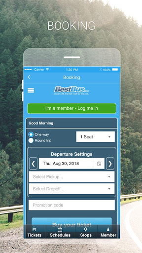 BestBus.com | Bus Ticket App Screen 2