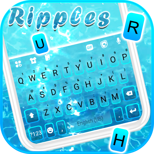 Water Ripples Live Keyboard Ba logo