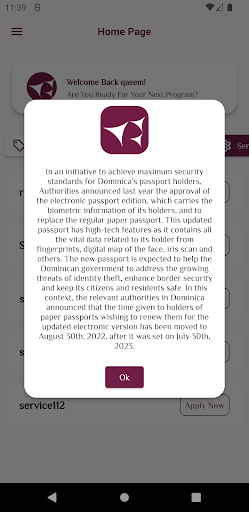 Screenshot of Reach Immigration