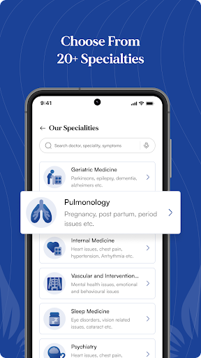 HCCI Connect– Consult a Doctor Screen 2