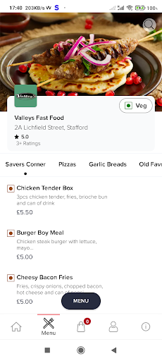 Valleys Fast Food Screen 2