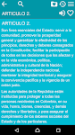 screenshot of Constitution of Colombia