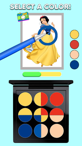 Color Mixing MakeUp Games Girl 2.1 screenshots 1